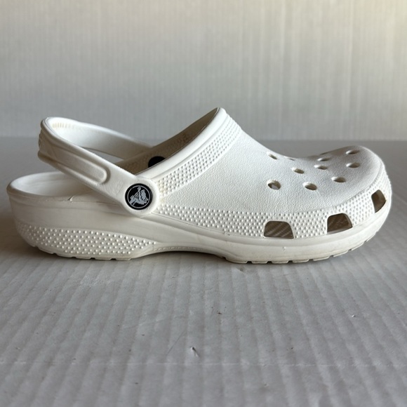 Crocs White Classic Clogs - Picture 7 of 11